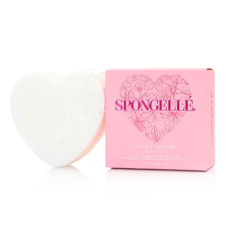 Sweet Orchid Valentine's Day Heart Buffer