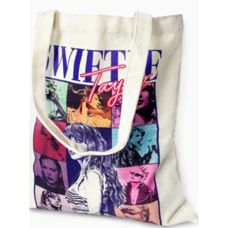 Taylor Swift Canvas Bag Swiftie Large Capacity Shoulder Bag
