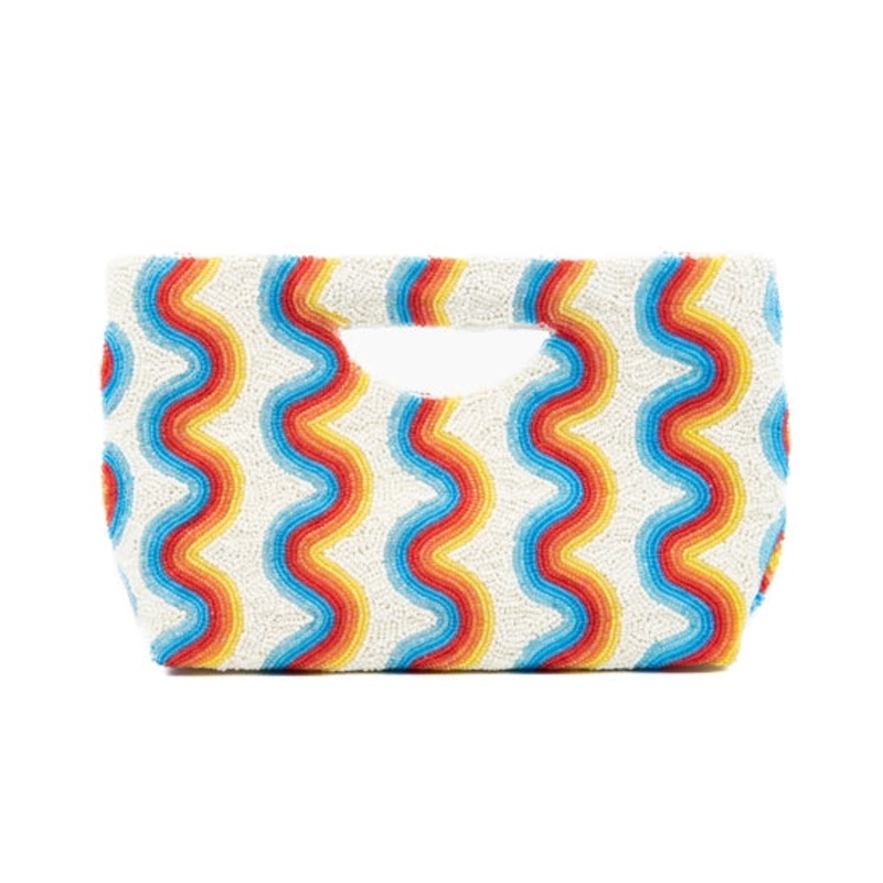 Wavy Beaded Handbag