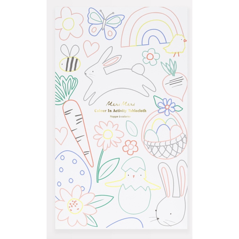 Easter Coloring Tablecloth