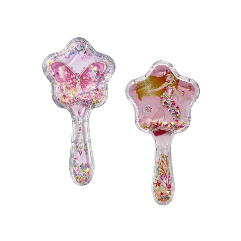 Enchanted Mermaid or Dazzling Butterfly Hair Brush