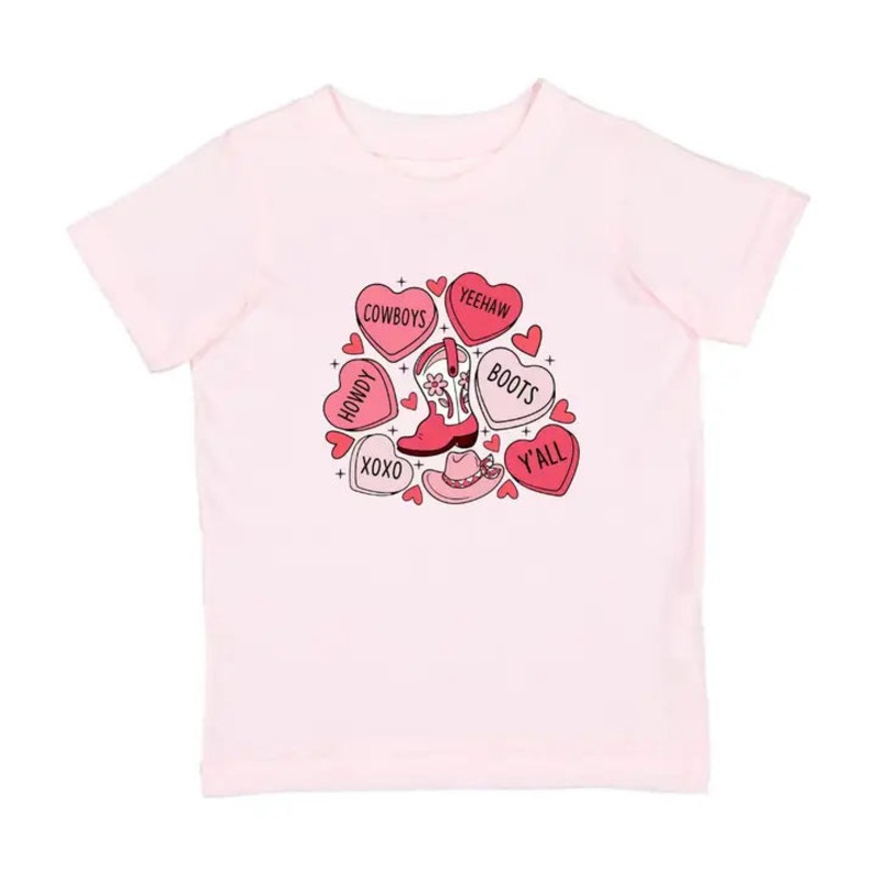 Howdy Valentine's Day Short Sleeve T-Shirt