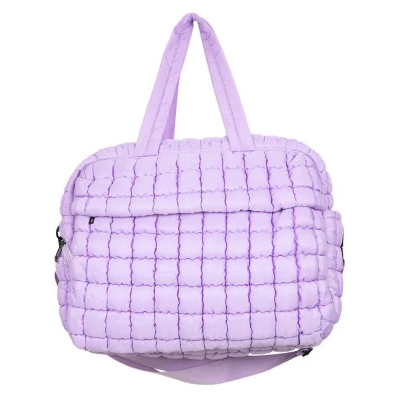 Light Purple Weekend Duffel w/ Pass-Thru Slip