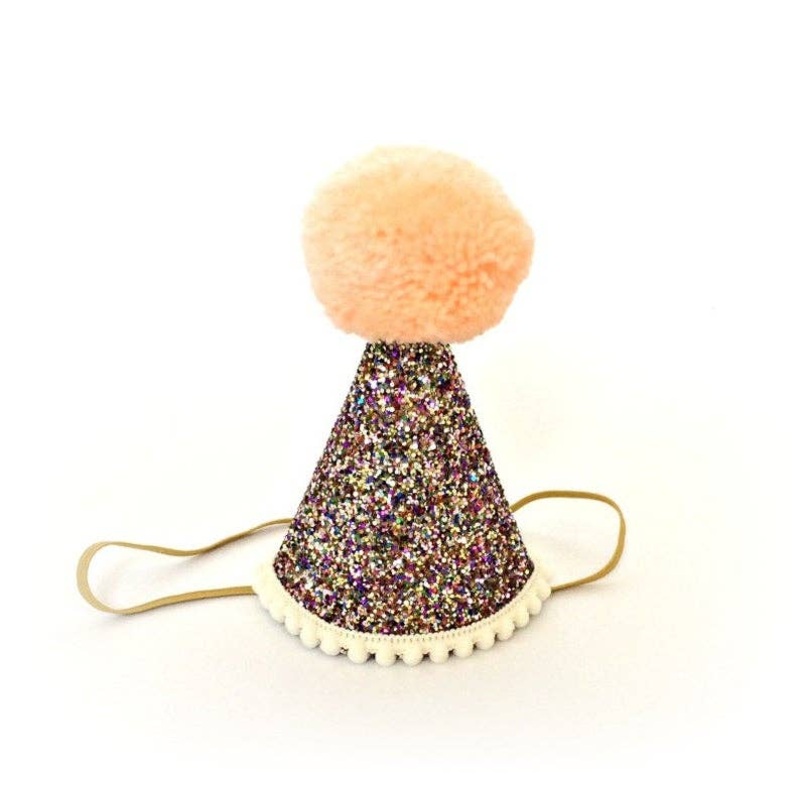Confetti & Vanilla Trim Party Hat