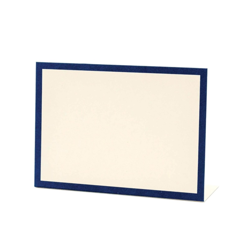 Navy Frame Place Card