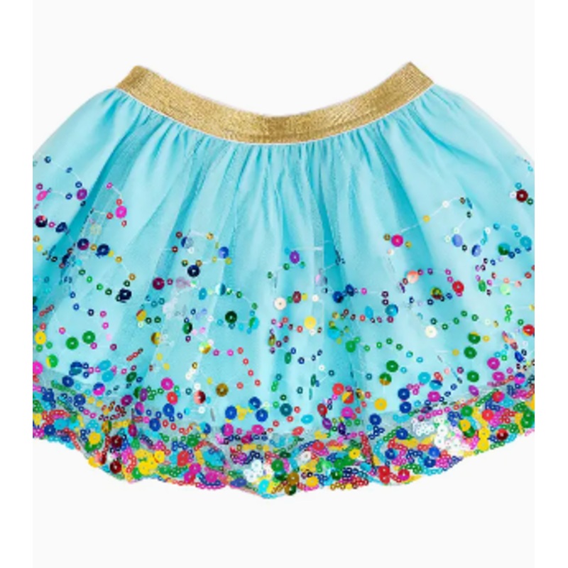 Aqua Confetti Tutu Tutu - Dress Up Skirt - Kids Tutu