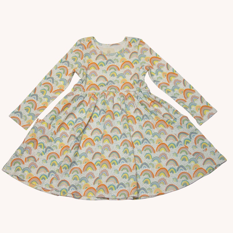 Charming Twirl Rainbow Row Dress