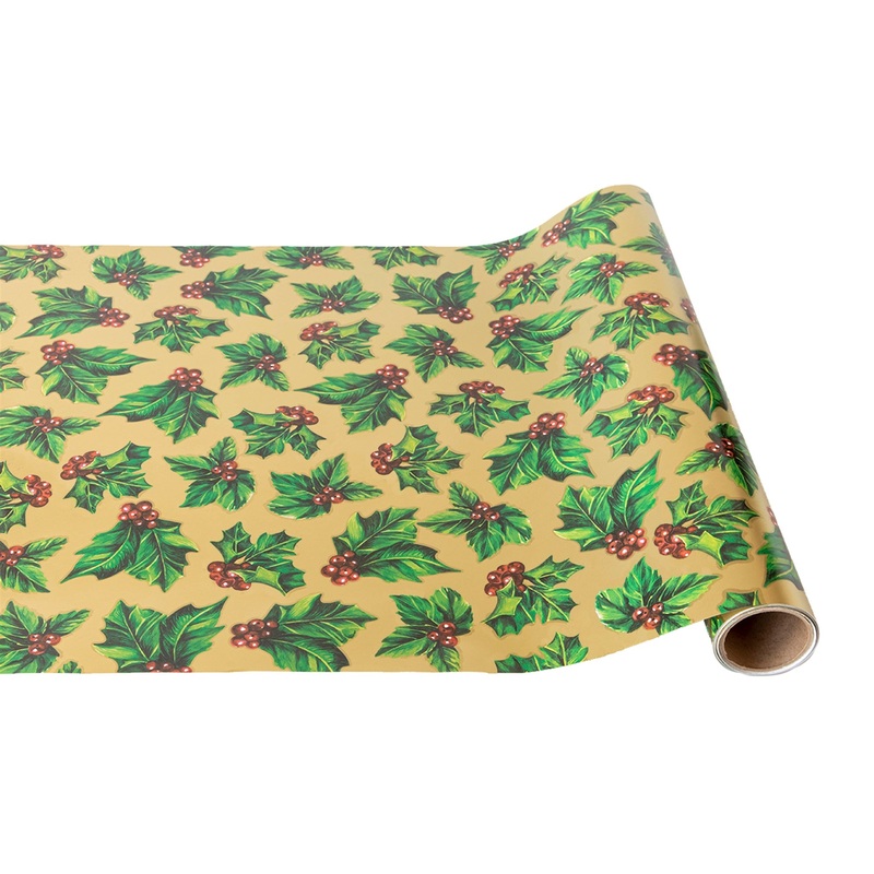 GILDED HOLLY RUNNER - 20" X 25'