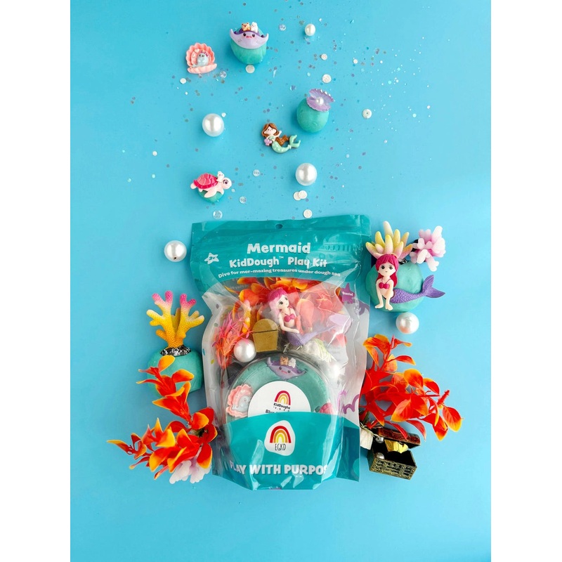 Mermaid (Blue Hawaiian) Kiddough Play Kit