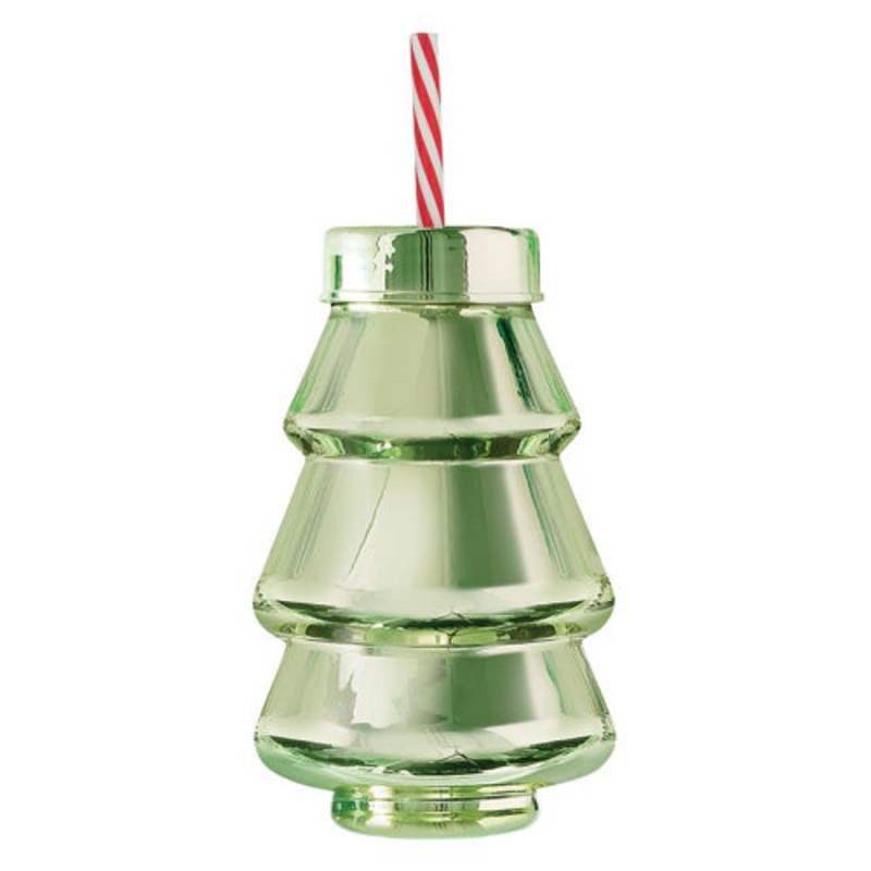 Mint Acrylic Tree Shaped Sipper