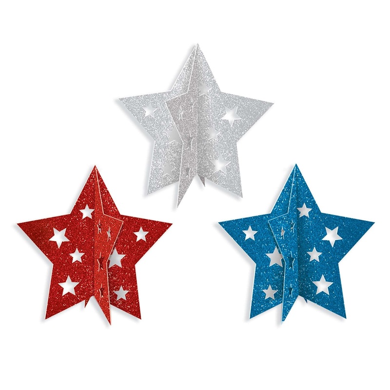 Patriotic Mini 3-D Centerpieces