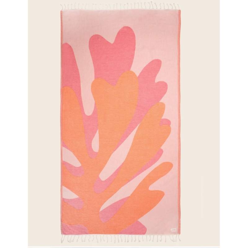 Rose & Orange Saint-Tropez Beach Towel