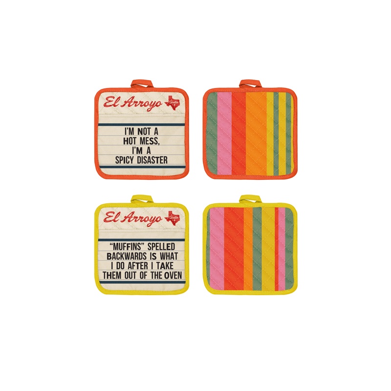 s/2 Spicy Disaster Pot Holders