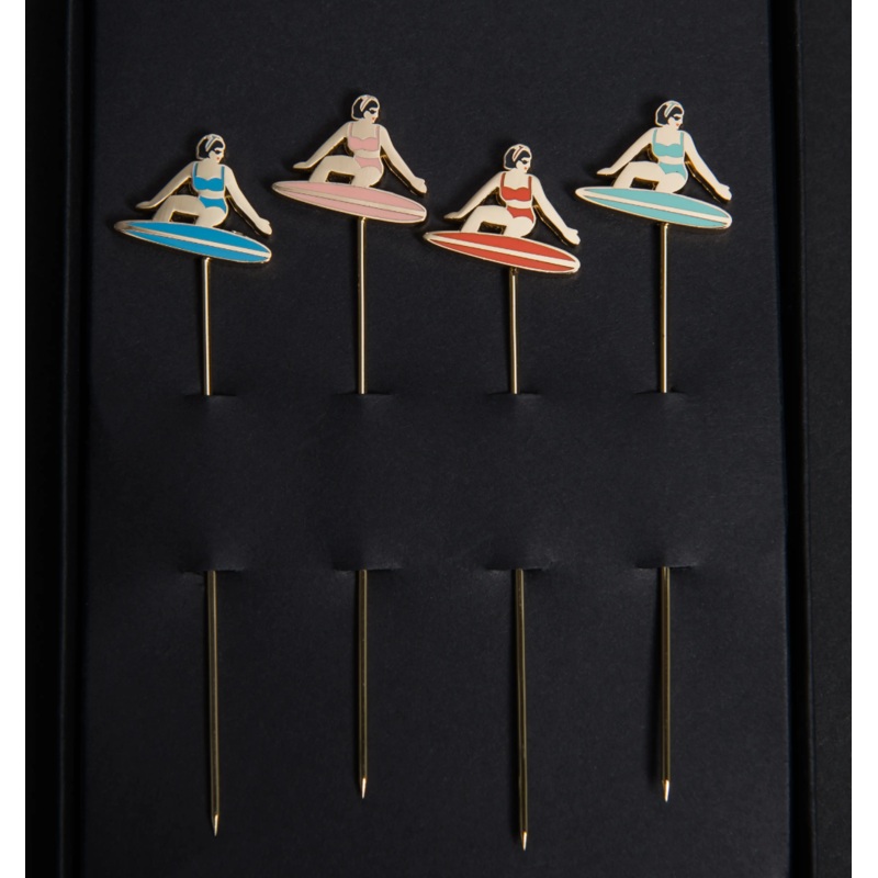 Surfer Cocktail Picks