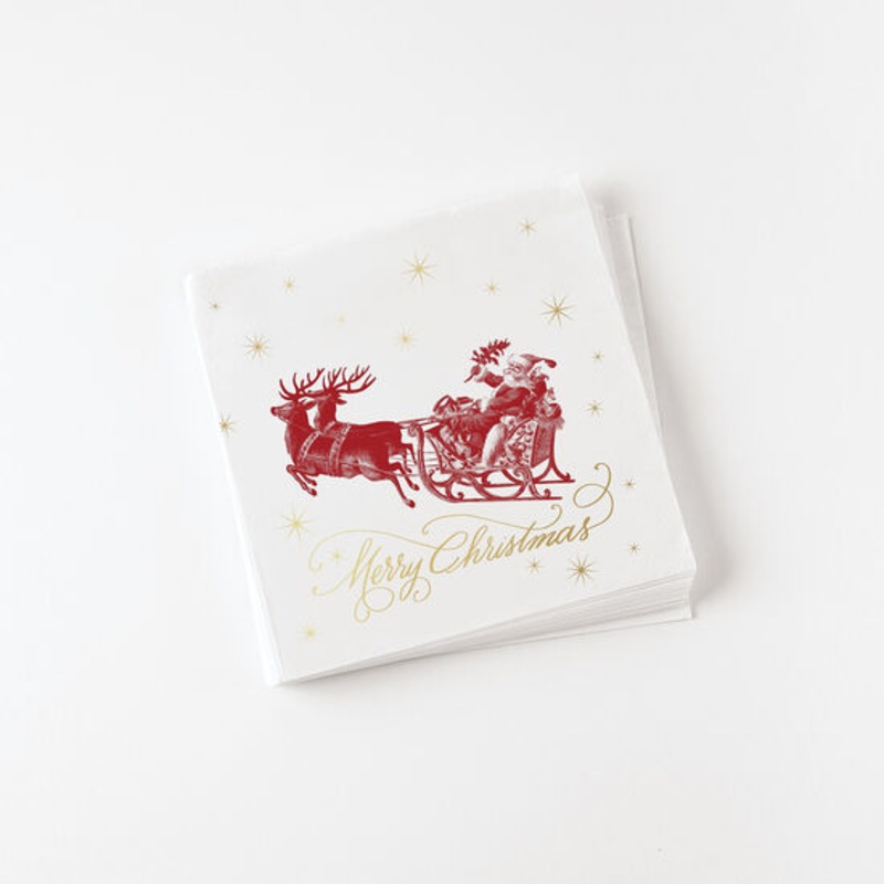 Yuletide Paper Napkin, 6.5"
