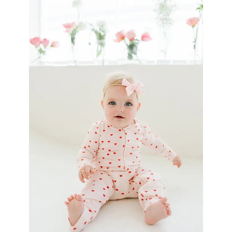 Zippy Bamboo Baby Pajama in Sweetheart