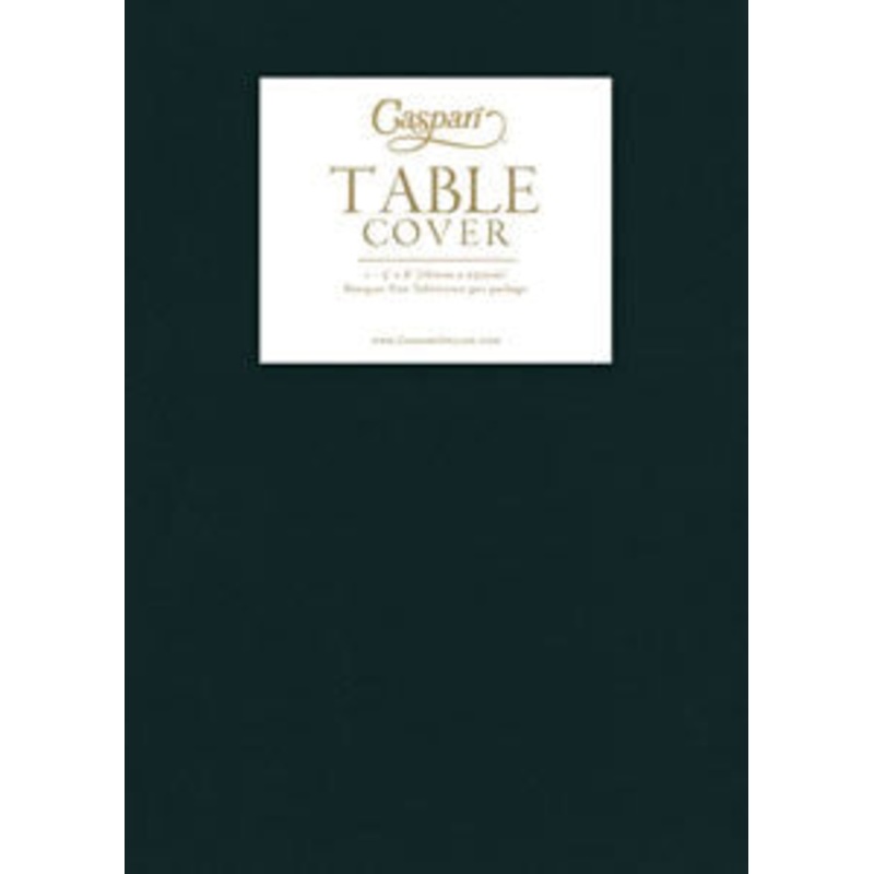 Black Linen Table Cover