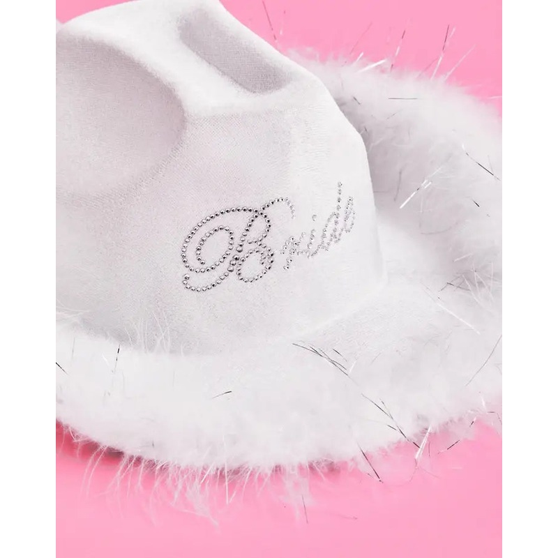 Bride Cowgirl Hat + Veil