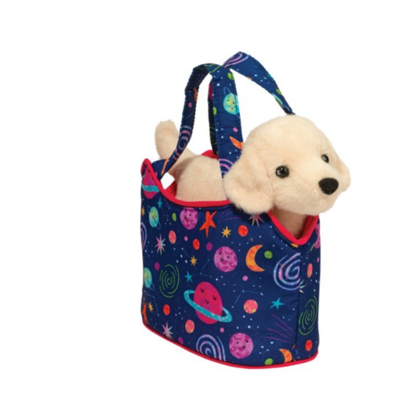 Cosmic Swirl Sassy Sak w/Yellow Lab