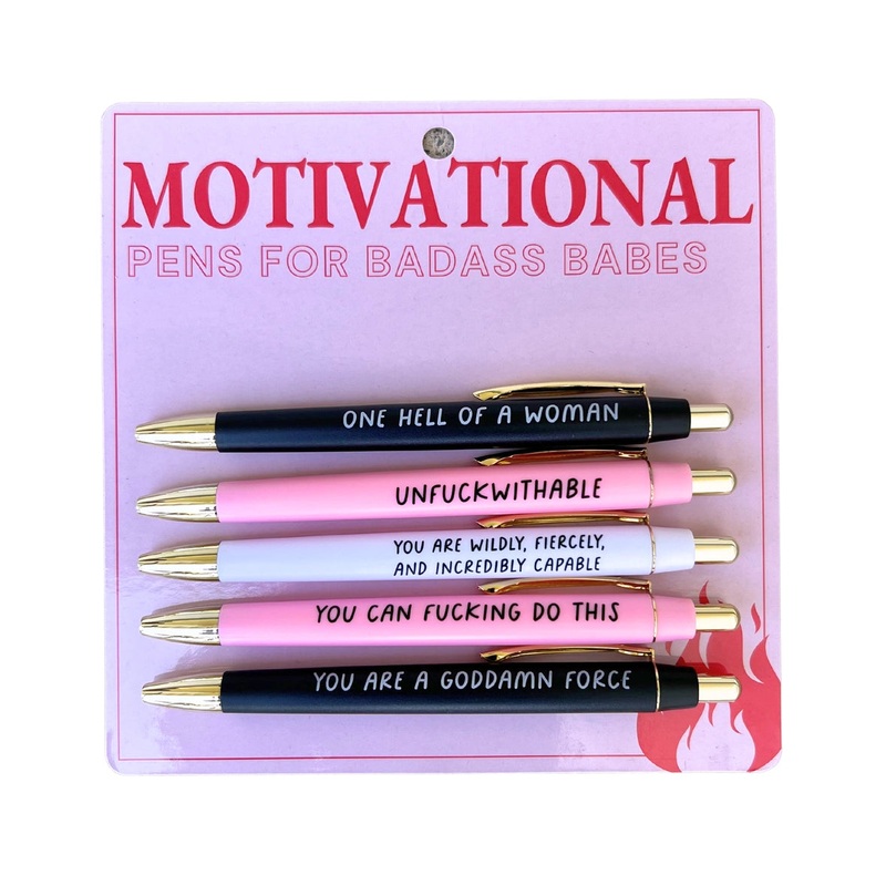 Motivational Pens For Badass Babes Set