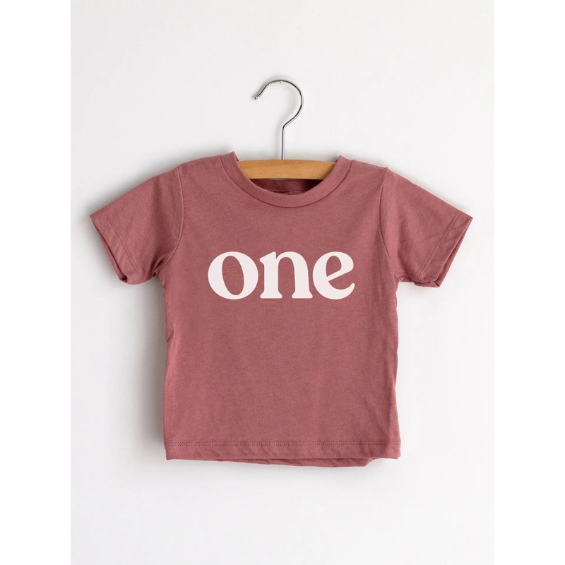 One Modern Birthday Tee  Tri-Blend Unisex Celebration Top 12-18 months