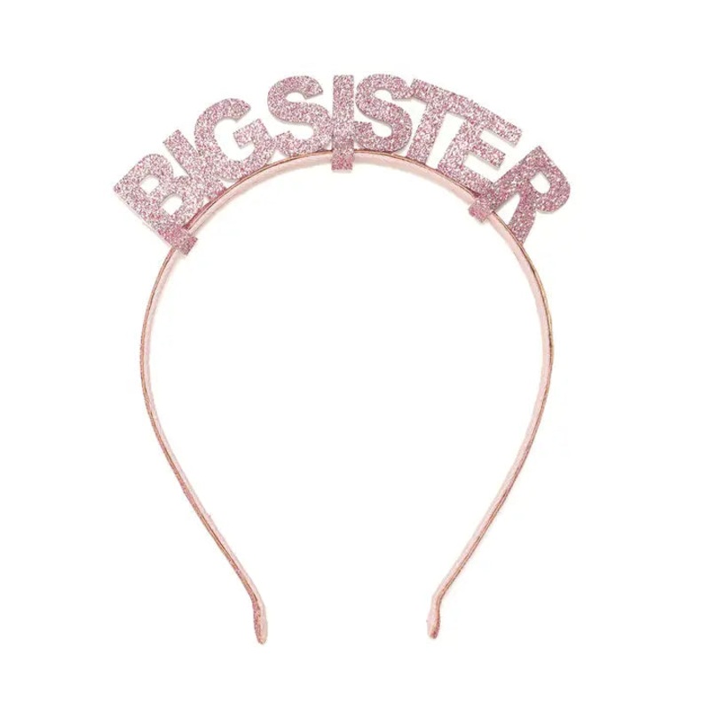 Pink Big Sister Headband