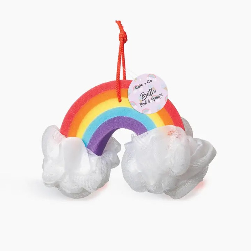 Rainbow Forever Young-Bath Pouf & Sponge