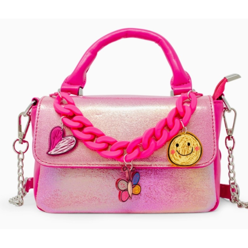 Shiny Baguette Jumbo Chain Bag