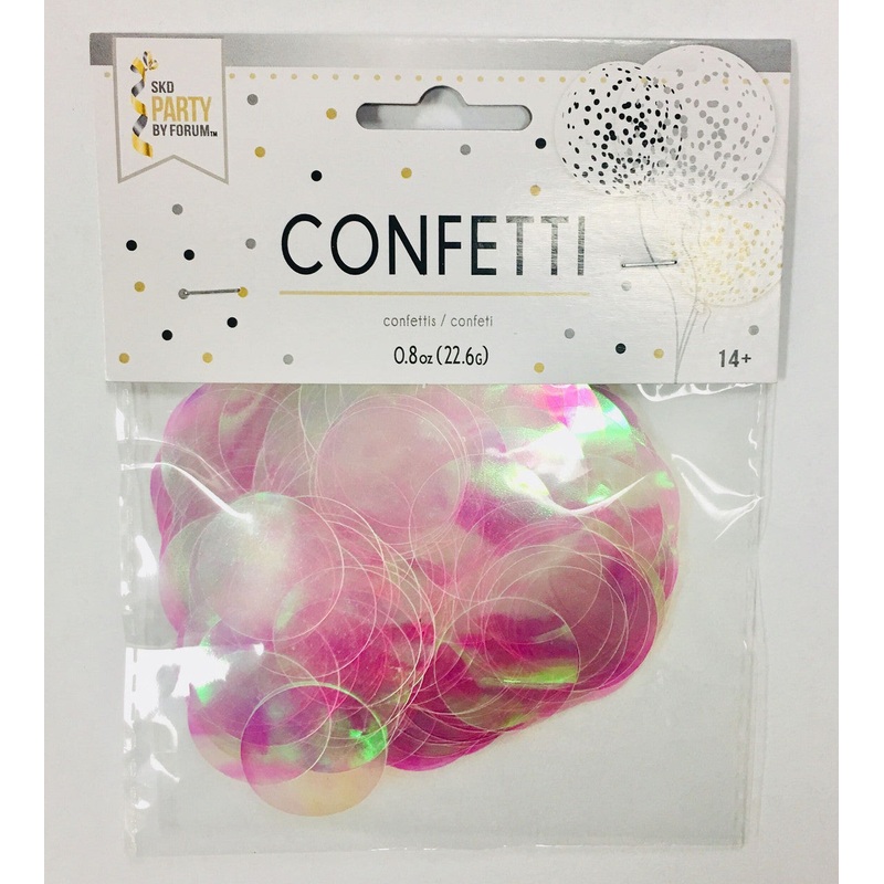 1" Iridescent Confetti Dots 22.6g
