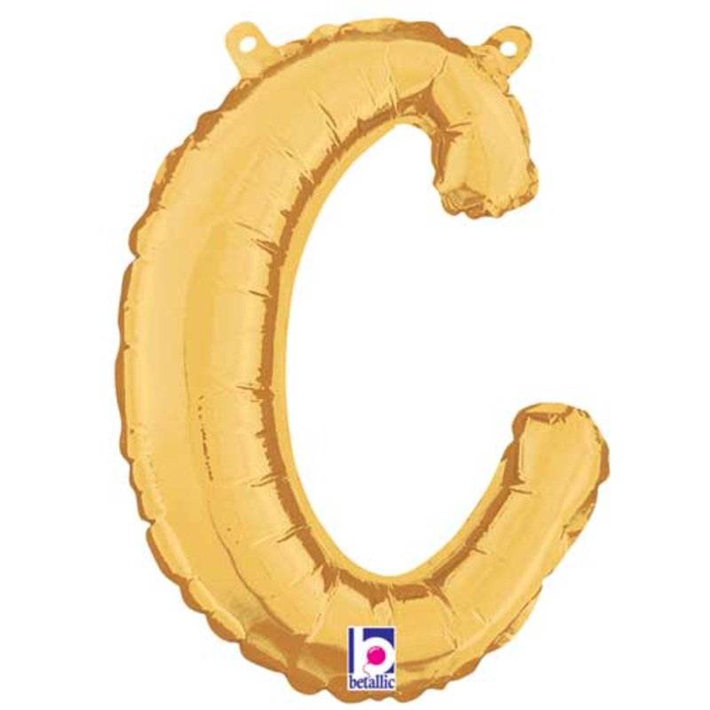 Betallic 14" Script Letter "c" Gold