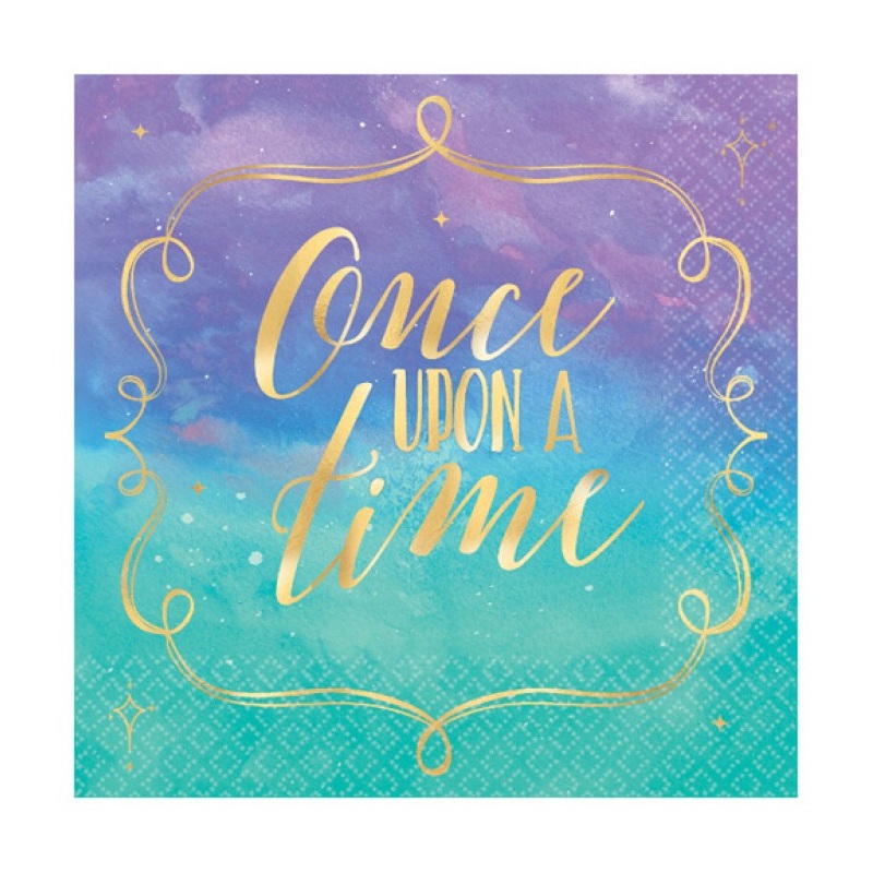 Disney Princess 'Once Upon a Time' Beverage Napkins (16ct)