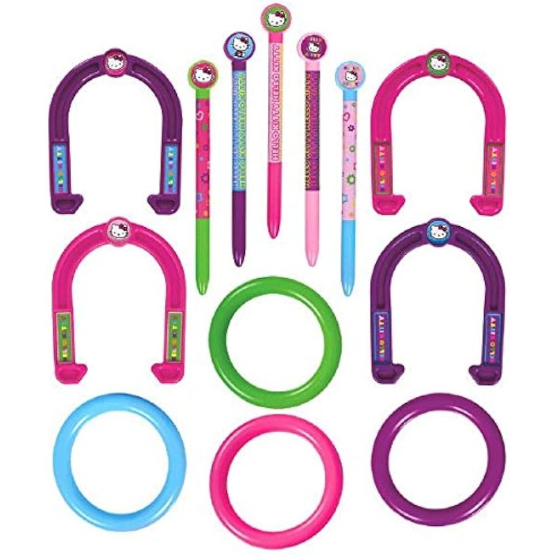 Hello Kitty Ring Toss & Horseshoes Game