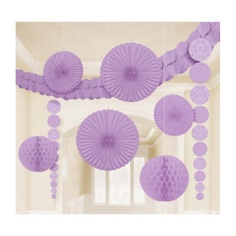 Lavender Room Decoration Kit 9pc
