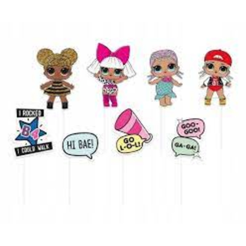 LOL Surprise Photo Booth Props  8ct
