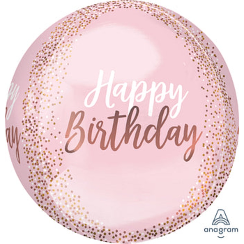 Anagram 16" Blush Birthday Orbz