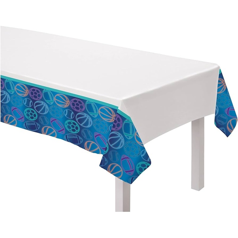Birthday Baller Plastic Table Cover