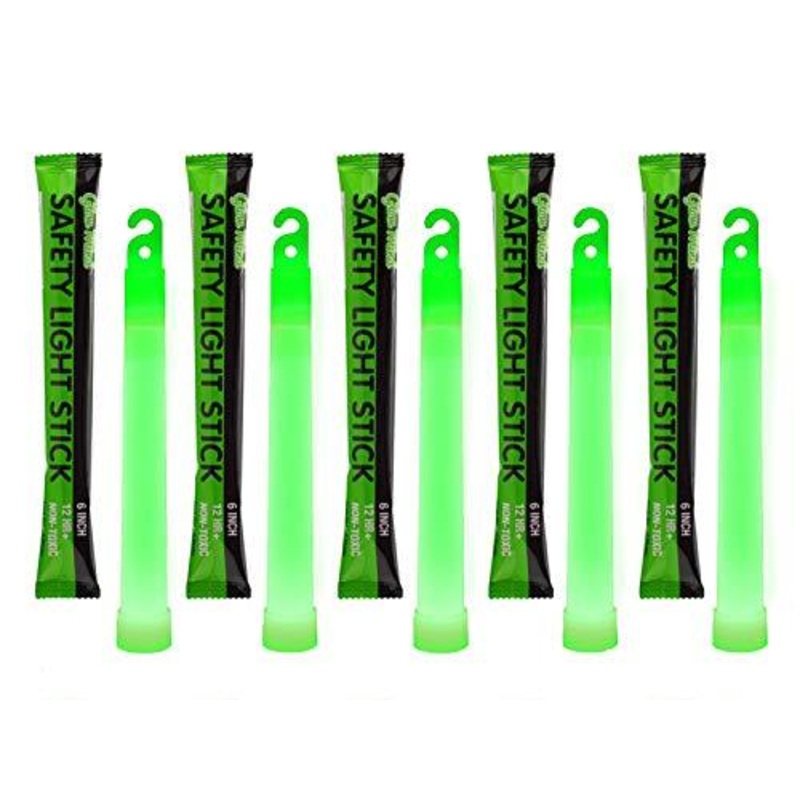 12 Ultra Bright Glow Sticks - Emergency Light Sticks for Camping Accessories, Parties, Hurricane Supplies, Earthquake, Survival Kit and More
