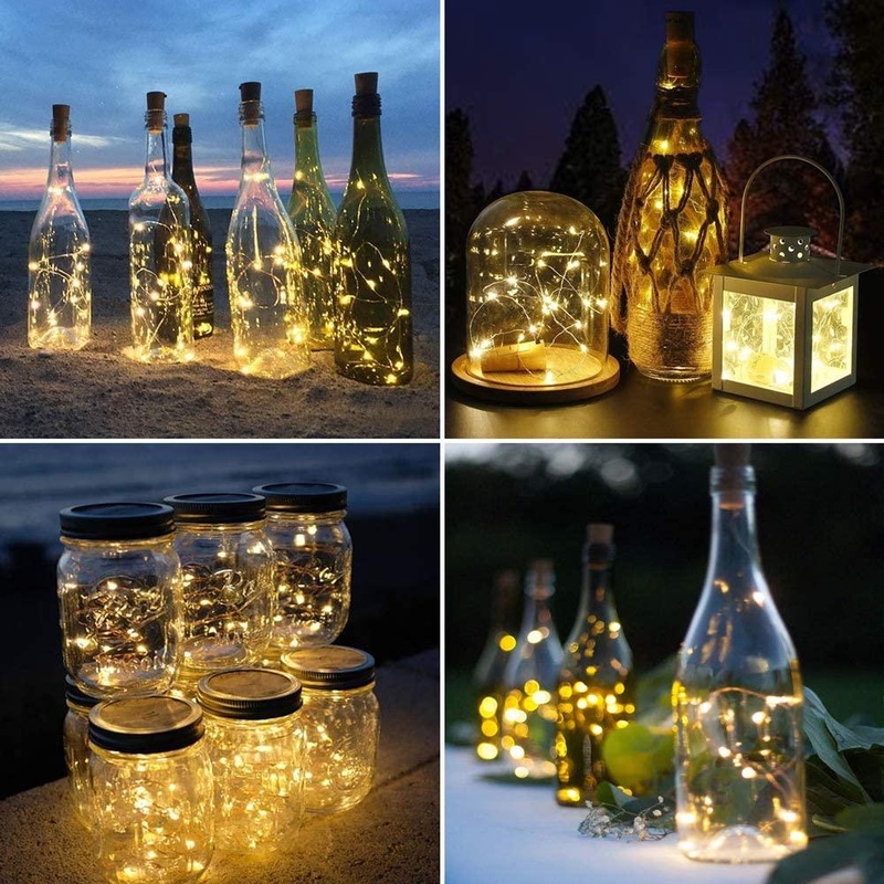 Fairy Mini String Lights Copper Wire, Battery Operated Starry Lights for DIY