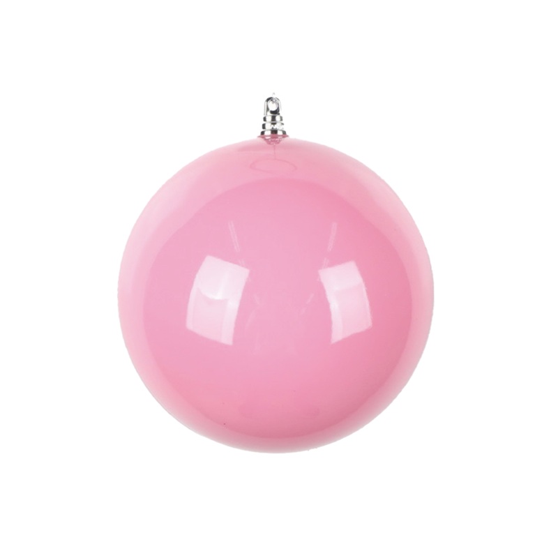 Bauble Enamel Pink 150mm