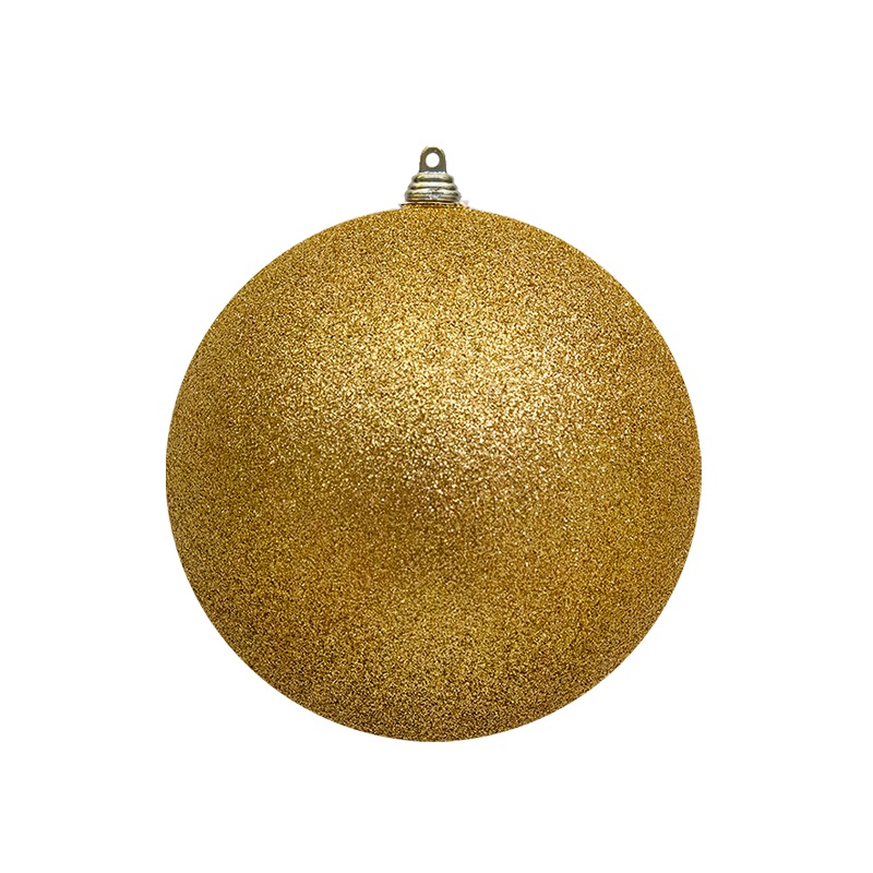 Bauble Glitter Gold 250mm