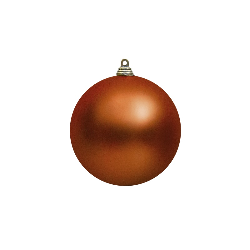 Bauble Matte Copper 100mm