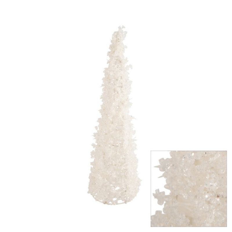 Cone Tree Ice White 46cm