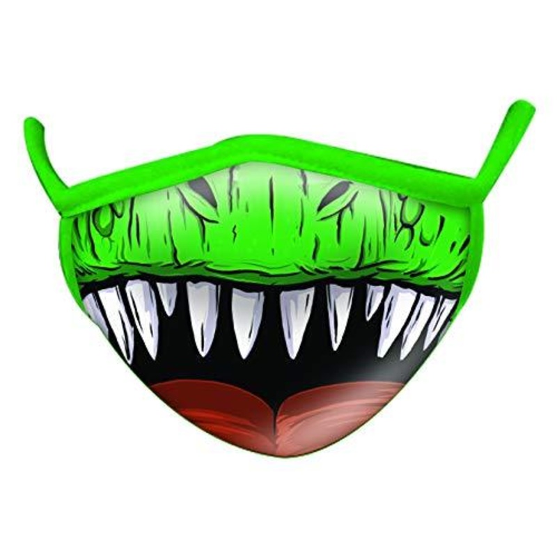 Face Mask Child Wild Republic Wild Smiles Face Masks, Dinosaur