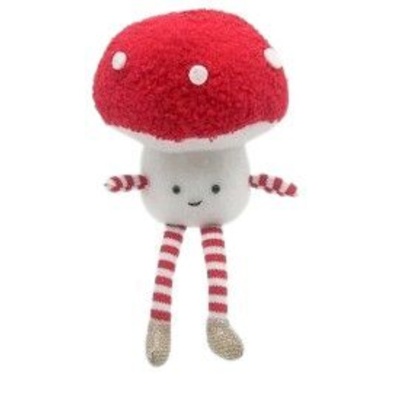 Fluffy Toadstool Hanging 17cm