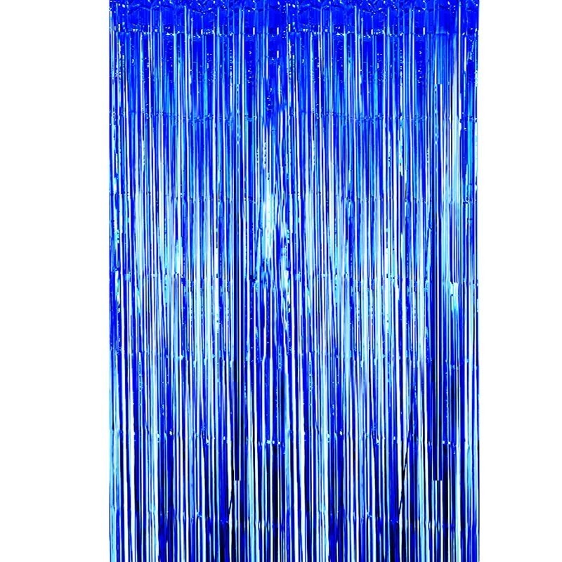 Foil Curtain Dark Blue 2mx1m
