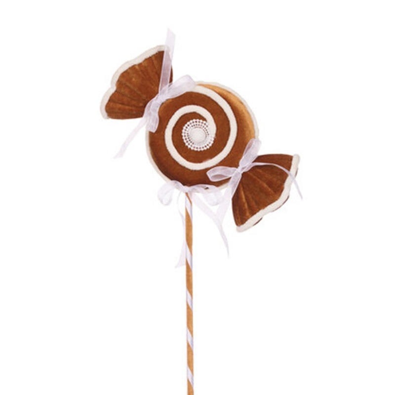 Gingerbread Lolly Lace 25cm