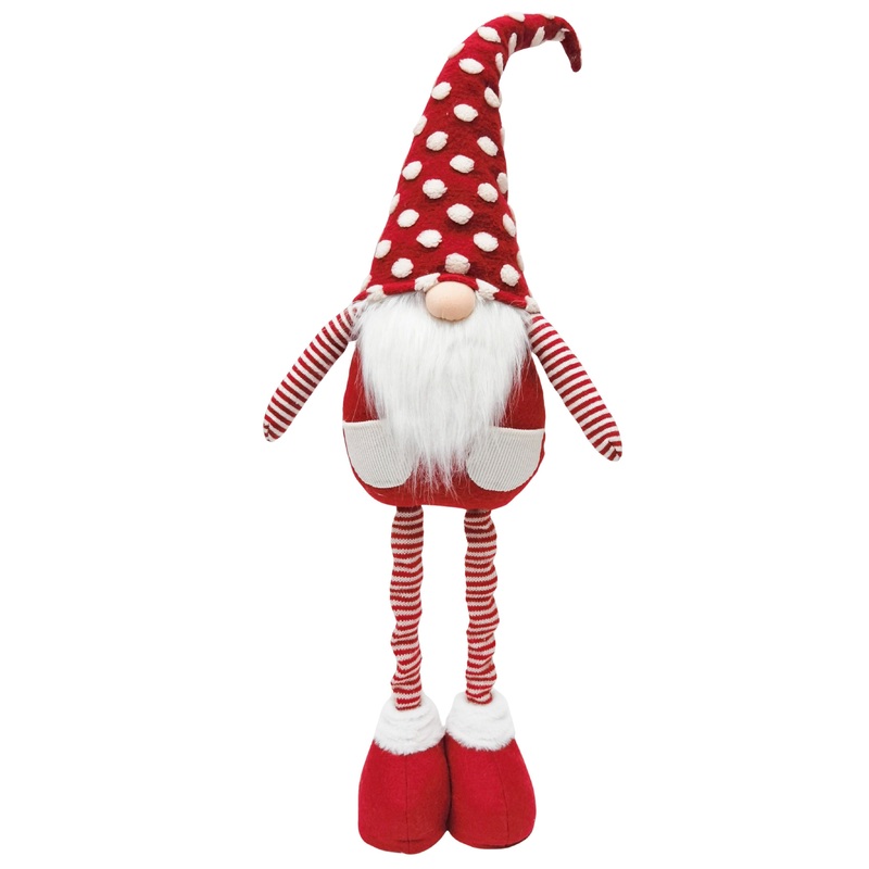 Gnome Spotty Hat Extendable Legs 100cm