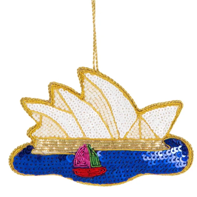 Opera House Sequin Hanging 13cm