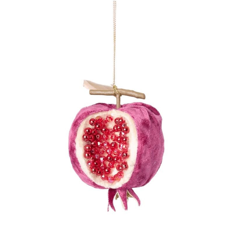 Pomegranate Beaded Hanging 10cm