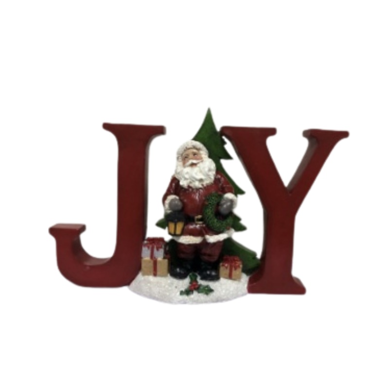 Santa Joy Ornament 26cm